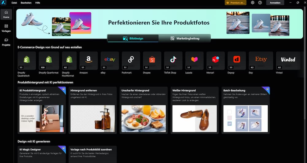 Promeo - Das beste Fotobearbeitungsprogramm für Produktbilder und Marketing